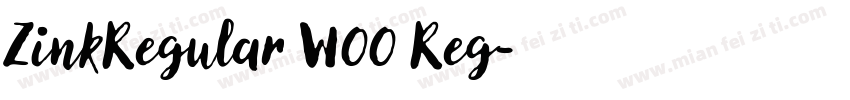 ZinkRegular W00 Reg字体转换